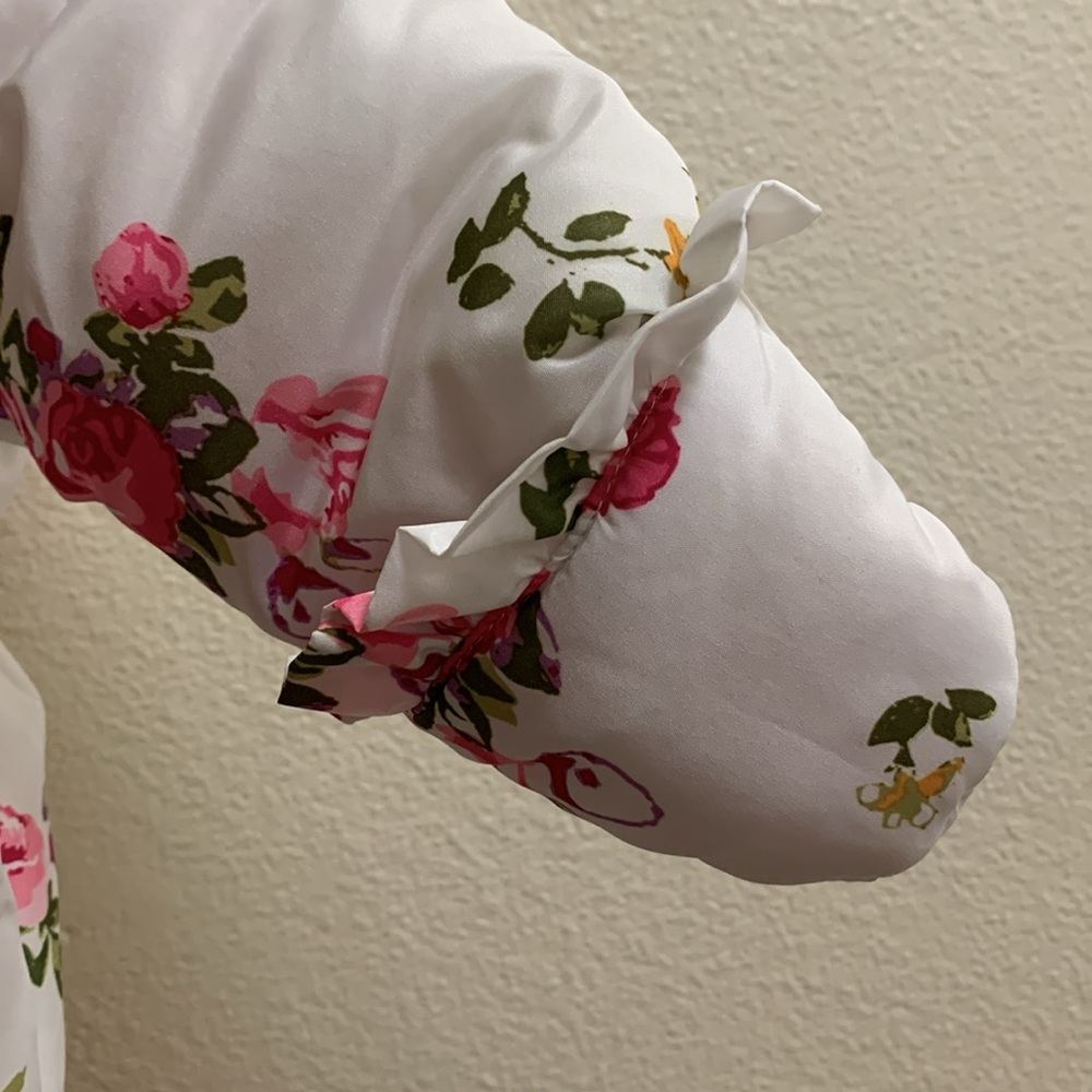 Rothschild Floral Kids Snowsuit - White and Pink - Picture 8 of 12